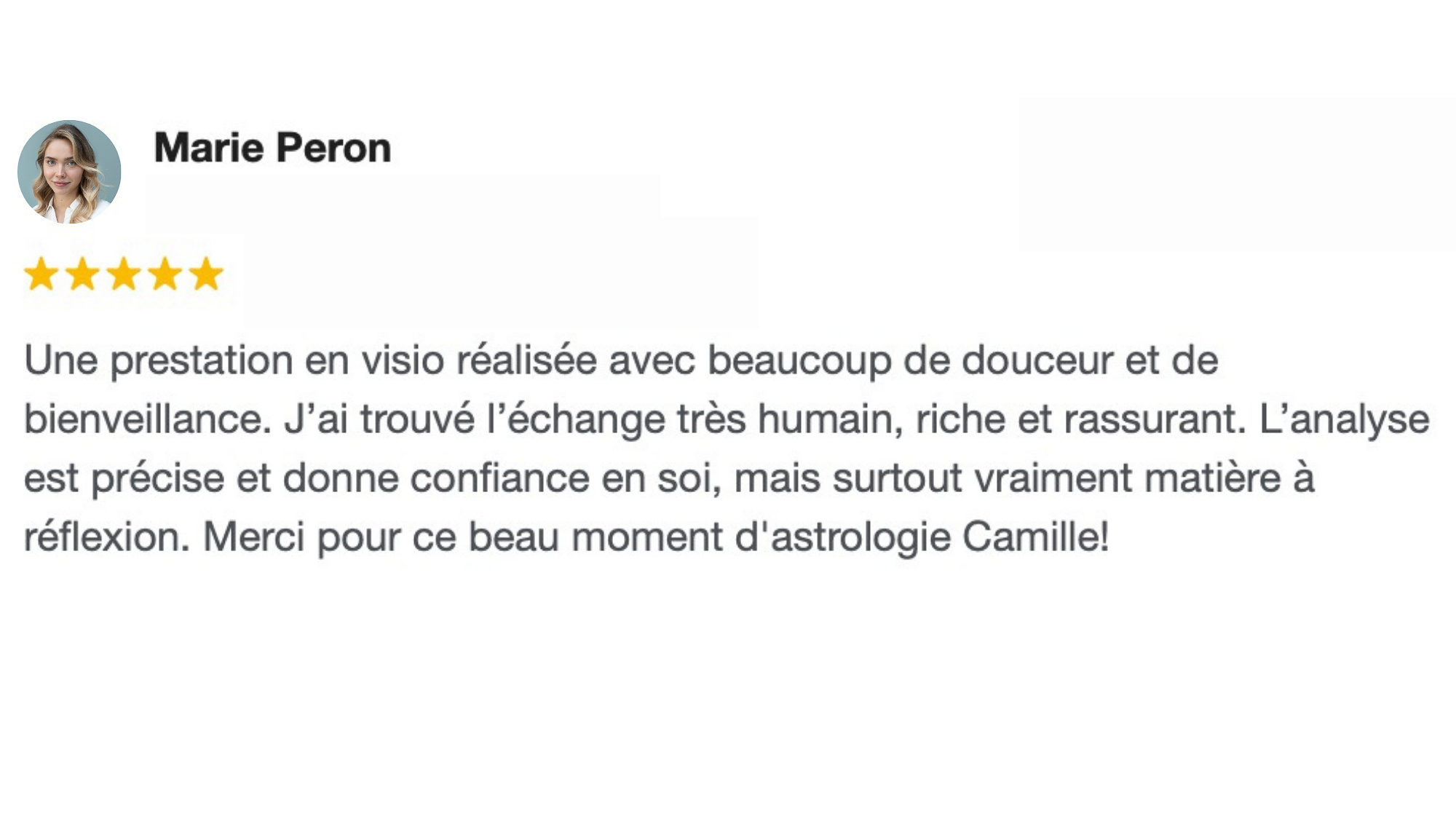 Avis-Marie_Camille Sarramea - Astrologue